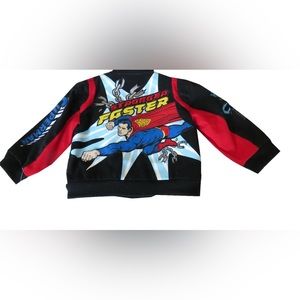 DC Super Man Boys Character Jacket Collectors JH Design